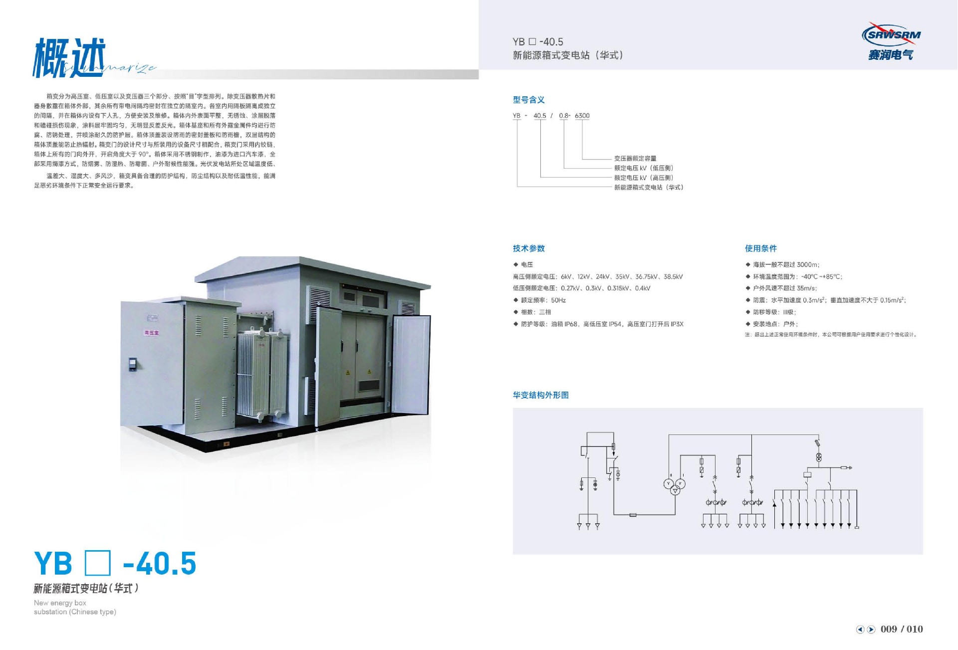YB-40.5新能源箱式变电站（华式）